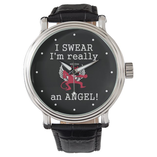 Reloj De Pulsera Realmente un Ángel observa (Anverso)
