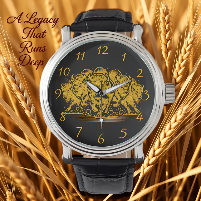 Reloj De Pulsera Rebaño de venado cargando a través del agua en la  (Subido por el creador)