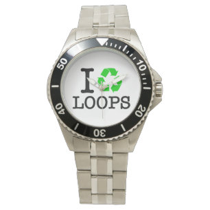 Reloj De Pulsera Reciclar bucles