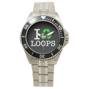 Reloj De Pulsera Reciclar bucles