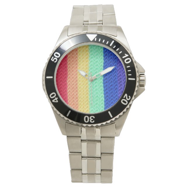 Reloj De Pulsera Recorrido con arco iris (Anverso)