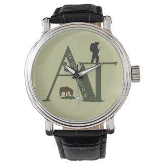 Reloj De Pulsera Recorrido de caminantes appalaches con ponía salva