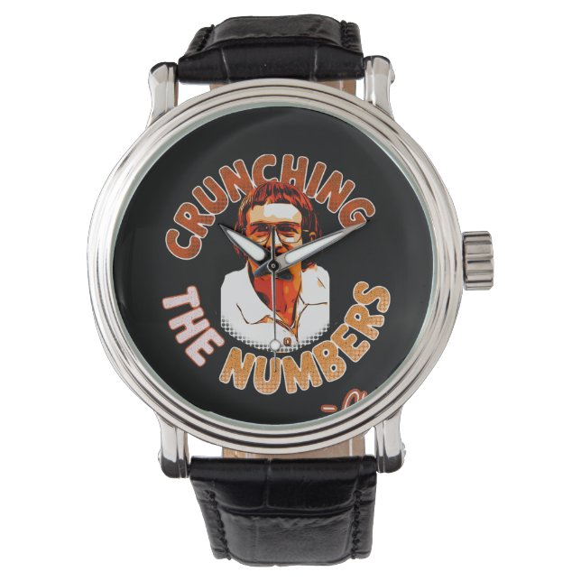 Reloj De Pulsera Recortando los números (Anverso)