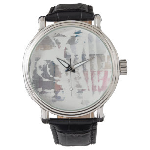 Reloj De Pulsera Recorte de salida blanca