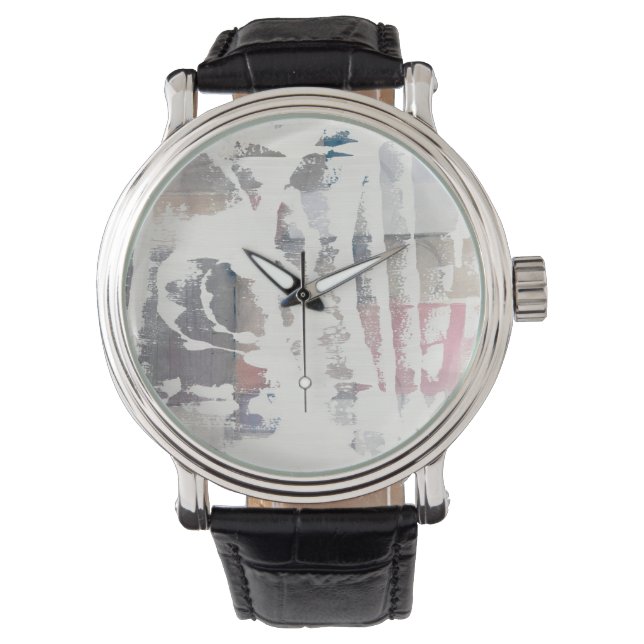 Reloj De Pulsera Recorte de salida blanca (Anverso)
