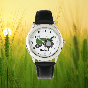 Reloj De Pulsera Recorte verde lindo añadir nombres chicos