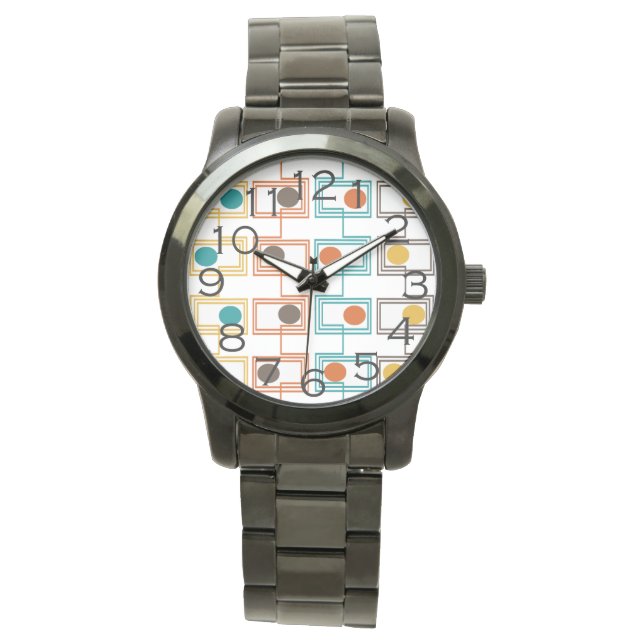 Reloj De Pulsera Rectángulos de Kandinsky con ovales (Anverso)
