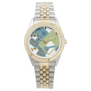 Reloj De Pulsera Rectángulos modernos redondeados de mediados del s