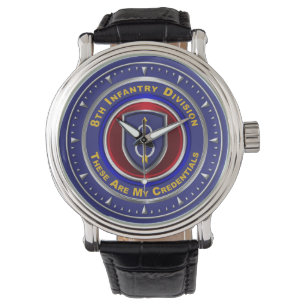 Reloj De Pulsera Recuerdo de la 8ª División de Infantería “Pathfind