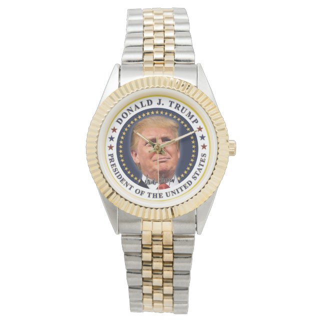 Reloj De Pulsera Recuerdo del día de la investidura del presidente  (Anverso)