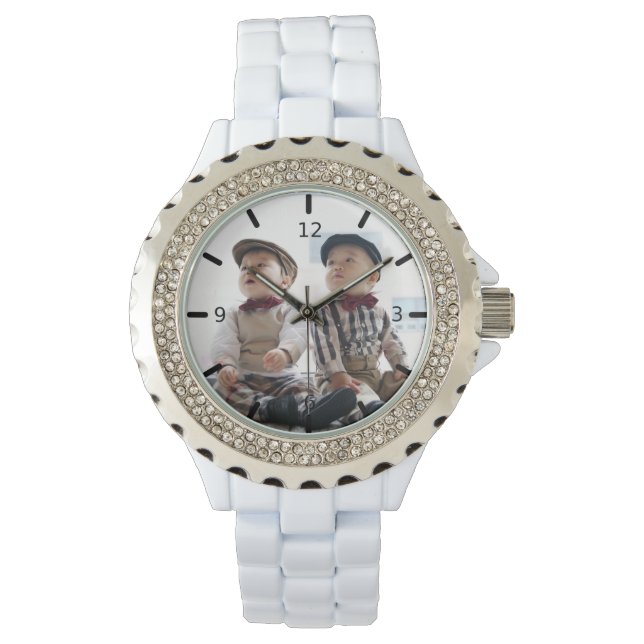 Reloj De Pulsera Recuerdos de fotografía personalizado (Anverso)