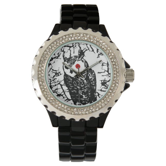 Reloj De Pulsera Red Eyed Owl Watch (Anverso)