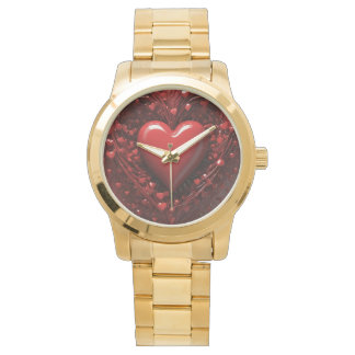 Reloj De Pulsera Red Heart Watch