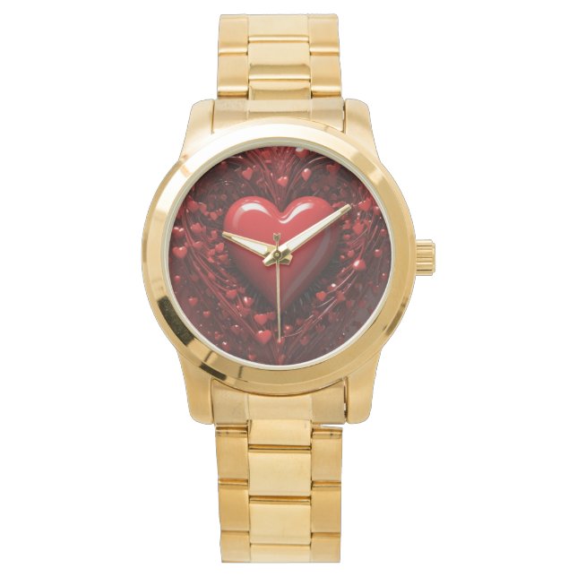 Reloj De Pulsera Red Heart Watch (Anverso)