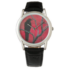 Reloj De Pulsera Red Hot Crow