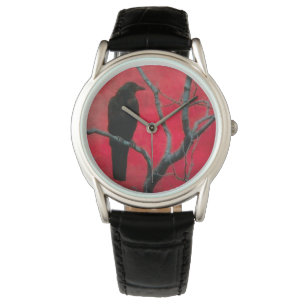 Reloj De Pulsera Red Hot Crow