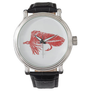 Reloj De Pulsera Red Matuka streamer para atado y pesca de mosca