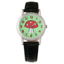 Reloj De Pulsera Red Mushroom Watch (Adulto)