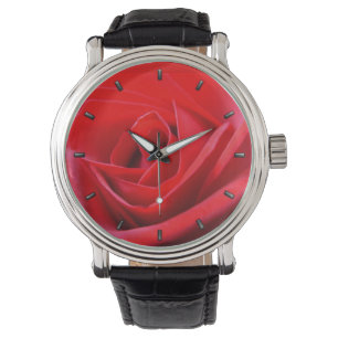 Reloj De Pulsera Red Rose Watch Romantic Rosa Wriches Watches
