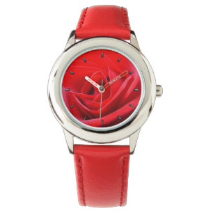 Reloj De Pulsera Red Rose Watch Romantic Rosa Wriches Watches