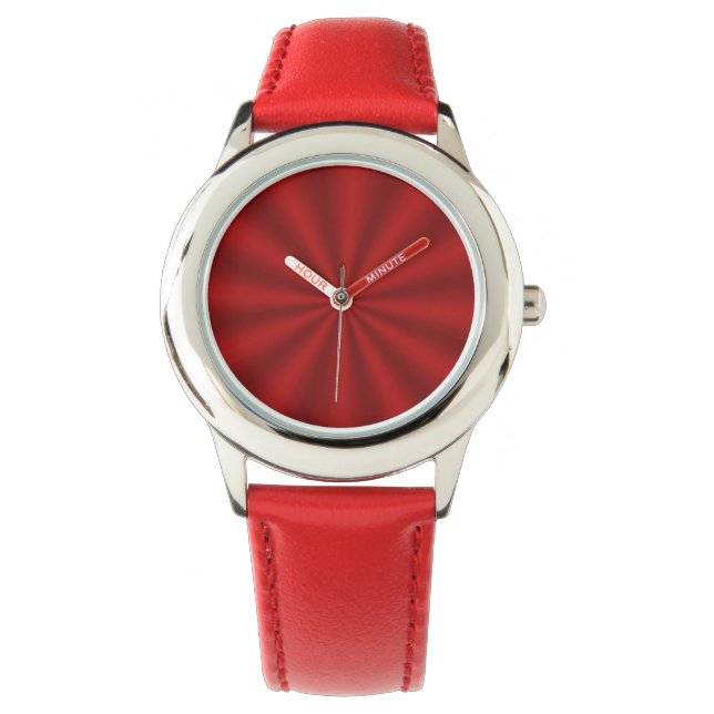 Reloj De Pulsera Red Starburst Watch (Anverso)