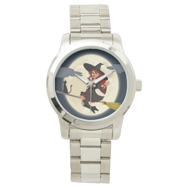 RELOJ DE PULSERA REDHEADED HALLOWEEN WITCH (Anverso)