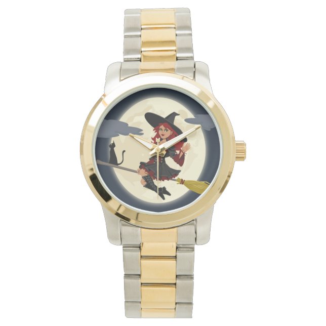 RELOJ DE PULSERA REDHEADED HALLOWEEN WITCH (Anverso)