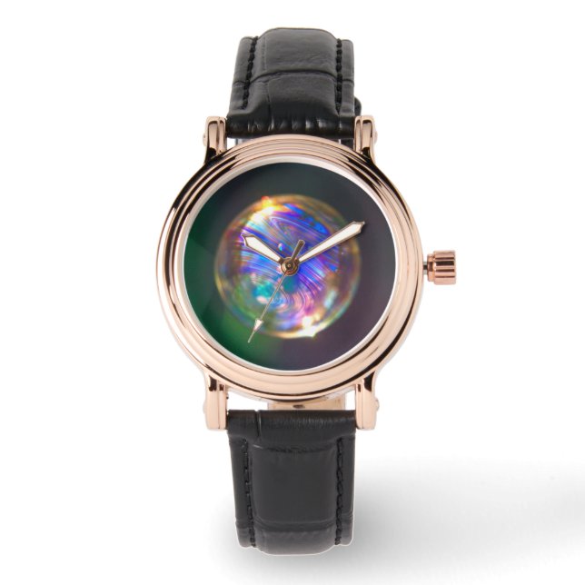 Reloj De Pulsera Reflejo de burbuja flotante (Anverso)