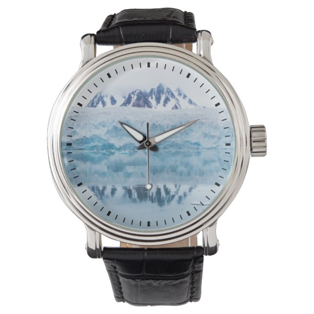 Reloj De Pulsera Reflejos del glaciar, Noruega (Anverso)