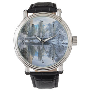 Reloj De Pulsera Reflexión del invierno en Yosemite