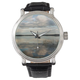 Reloj De Pulsera Reflexión sobre el lago de Finlandia