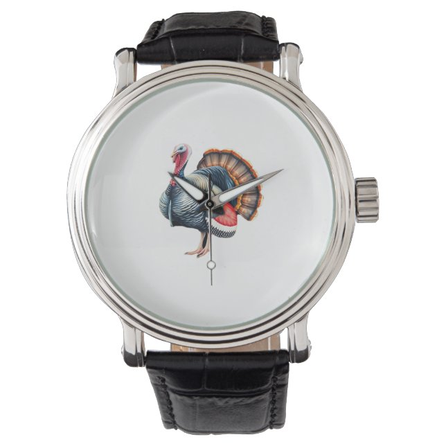 Reloj De Pulsera Regal Turkey muestra la camiseta clásica de arte (Anverso)