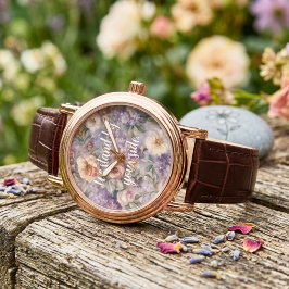 Reloj De Pulsera Regalo conmemorativo de jardín elegante para madre