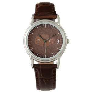 Reloj De Pulsera Regalo de aniversario de Boda de 3 años de cuero 