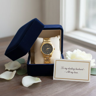 Reloj De Pulsera Regalo de boda para el novio personalizado Elegan