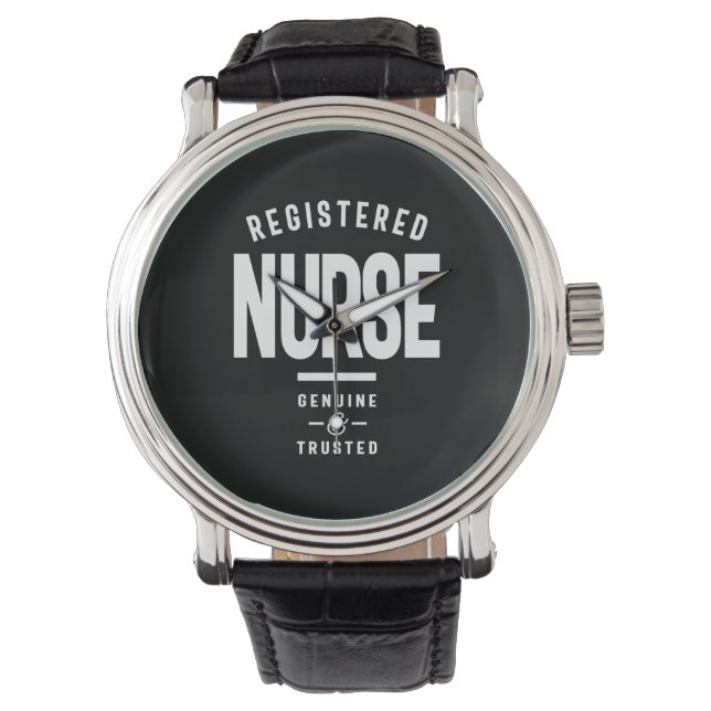 Reloj De Pulsera Regalo de cargo de enfermero registrado (Anverso)