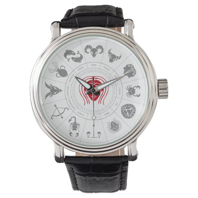 Reloj De Pulsera Regalo de cumpleaños Virgo Zodiac (Anverso)