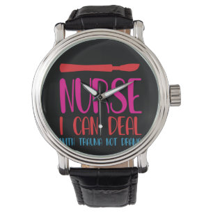 Reloj De Pulsera Regalo de enfermera Enfermera I puedo tratar