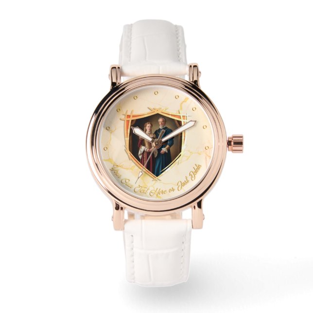 Reloj De Pulsera Regalo de estilo antiguo medieval de Knight Coat o (Anverso)