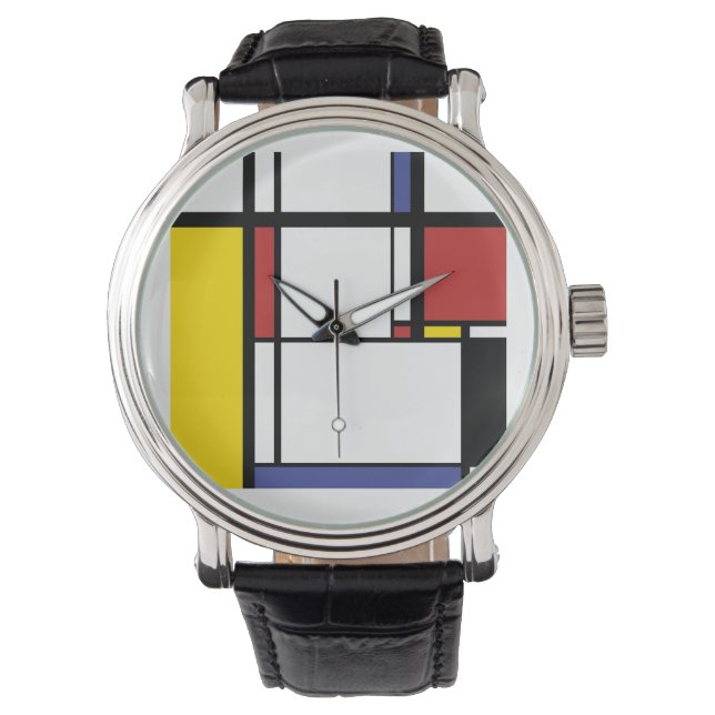 Reloj De Pulsera Regalo de frascos - Piet Mondrian (Anverso)