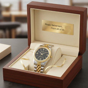 Reloj De Pulsera Regalo de jubilación elegante para él Lujo