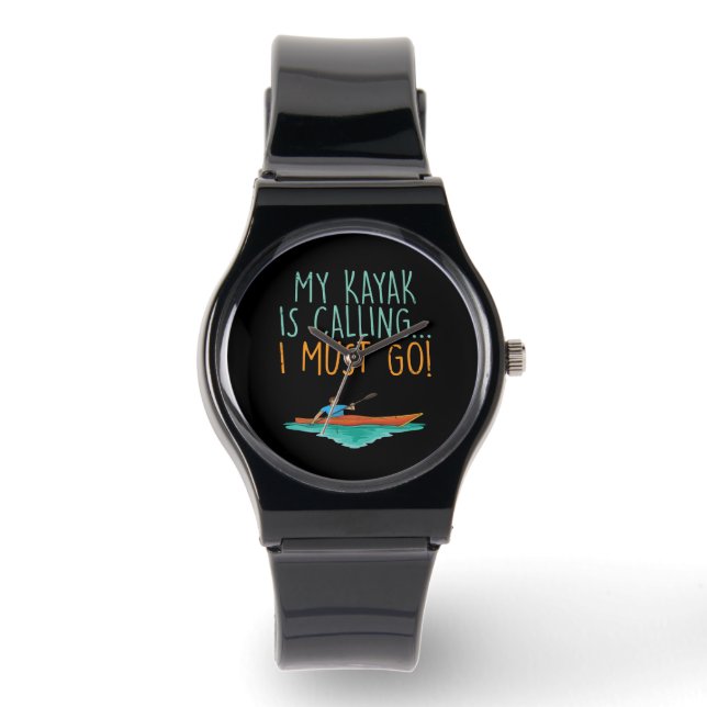 Reloj De Pulsera Regalo de kayak de remo (Anverso)