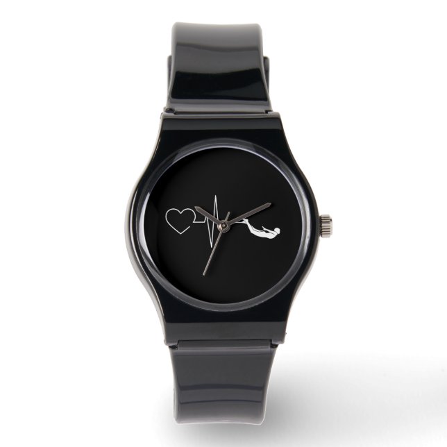 Reloj De Pulsera Regalo de latidos para nadadores (Anverso)