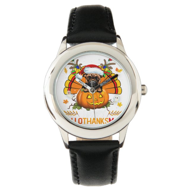 Reloj De Pulsera Regalo de Navidad de Acción de Gracias de Boxer Do (Anverso)