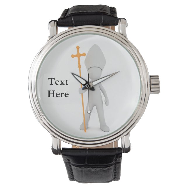 Reloj De Pulsera Regalo de ordenanza de sacerdotes personalizado (Anverso)