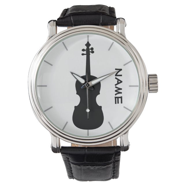 Reloj De Pulsera Regalo de profesor de violín personalizado (Anverso)