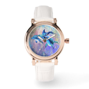 Reloj De Pulsera Regalo de San Valentín para Pareja de Delfines Rel