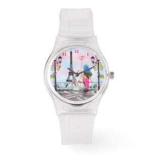 Reloj De Pulsera Regalo De Vigilancia De La Torre Eiffel De Las Muj