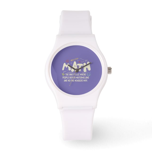 Reloj De Pulsera Regalo del profesor de matemáticas (Anverso)