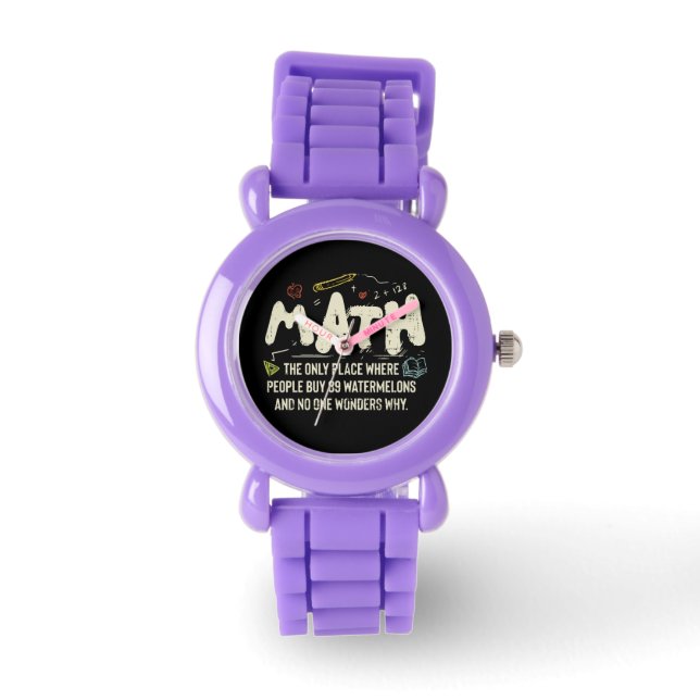 Reloj De Pulsera Regalo del profesor de matemáticas (Anverso)